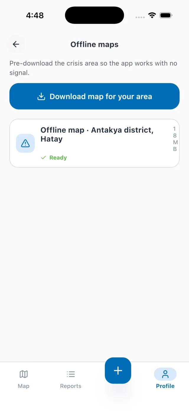 Offline map pack downloaded and ready